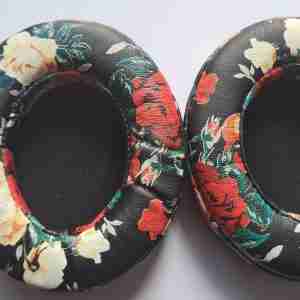 Replacement Ear Pads for Beats by Dr. Dre Studio 2 3 Wired or Wireless Headphones BLACK FLOWER