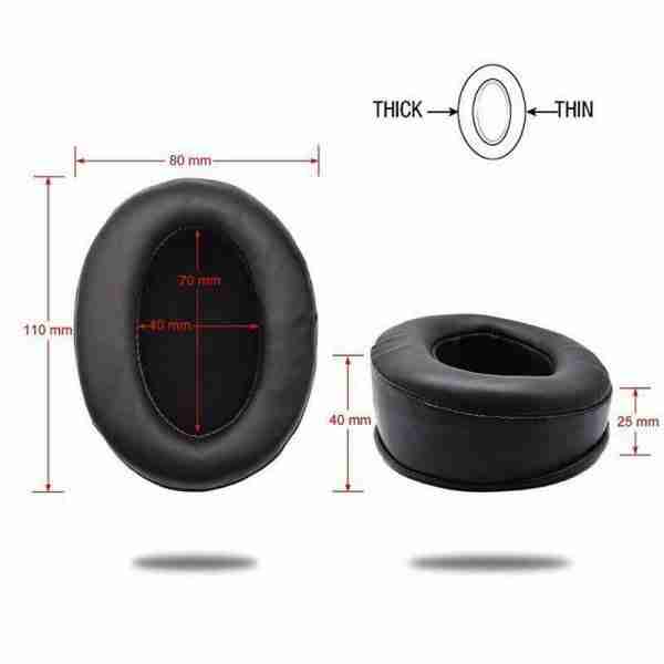 Replacement ear pads for Koss DJ100 Brainwavz HM5 - Image 2
